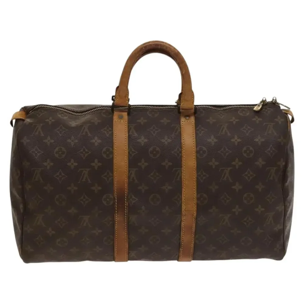 LOUIS VUITTON Monogram Keepall 45 Boston Bag M41428